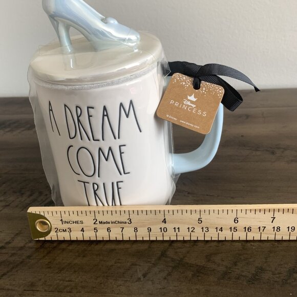 Rae Dunn Disney Princess Cinderella "A DREAM COME TRUE" Castle Mug - Picture 4 of 5